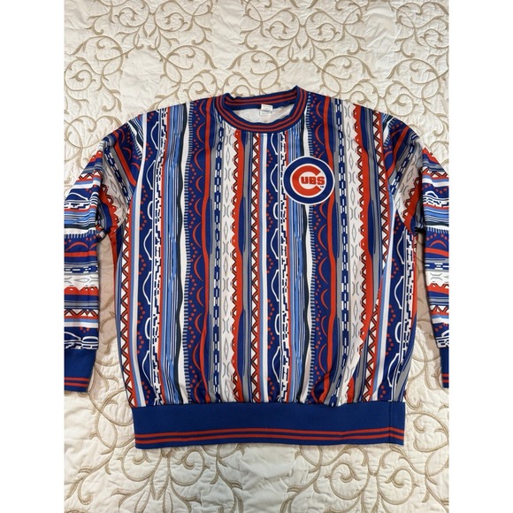 Vintage Other - Chicago Cubs Adult XL Vintage Style Coogi Aztec All Over Print Sweatshirt MLB
